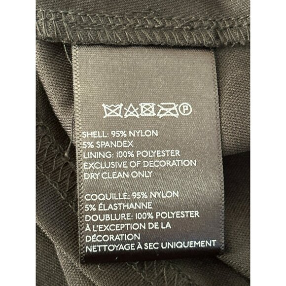 Ecote Black Gold Paisley Lace Halter Tank Top XS Cocktail Party Special Occasion - Picture 5 of 6